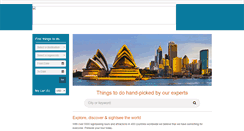 Desktop Screenshot of holidayactivities.ebookers.com